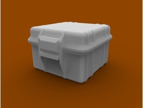 small rugged box case supportless 3d print model - Mito3D