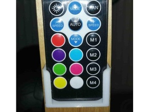 led remote holder 3d print model - Mito3D