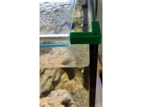 aquarium protection corner protector glass 3d print model - Mito3D