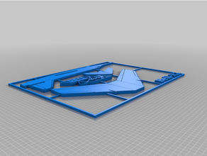 çan x 2 uçak tahsil edilebilir Toplamak kolay Yazdır hayalet Sürücü dizi plane 3d print model - Mito3D