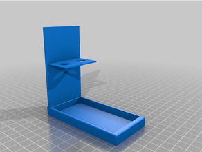 toothebrush soap stand improved 3d print model - Mito3D