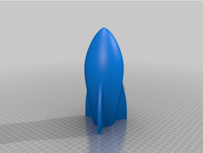 tea light speed cohete 3d print model - Mito3D