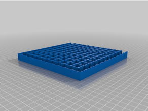 led mesh divider diy fastled grid matrix lighting strip 3d print model - Mito3D
