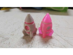 Rakete mmu angepasst Miniatur Spielzeug 3d print model - Mito3D