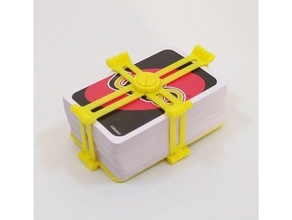 uno poker deck case box caja support supports print place 3d print model - Mito3D