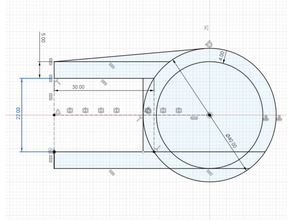 mesa extensión brazo edición mano reposamanos ikea 3d print model - Mito3D