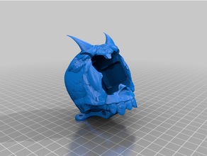 remix ummagawd skull gopro mount fpv frame session quadcopter 3d print model - Mito3D