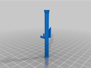 lego bazooka 3d print model - Mito3D