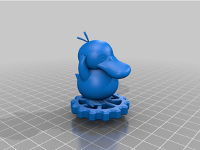 psyduck extrudeuse bouton ender 3 3d print model - Mito3D