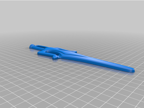 he man kılıç ustalar Evren 12inch dev baskı 3d print model - Mito3D