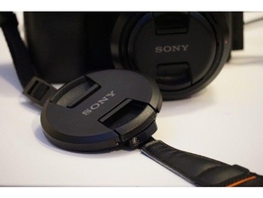 Sony 67mm lentille casquette titulaire soutien sangle monté caméra numérique DSLR couverture gaine 3d print model - Mito3D