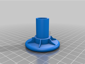 leia lightsabeer neck 2 emitter rings update 3d print model - Mito3D