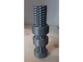 screw remix longer fidget spinner toy 3d print model - Mito3D