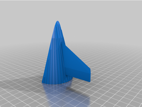 saturn fin fairing 3d print model - Mito3D