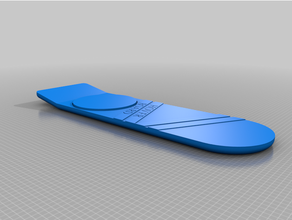 hoverboard - future 1 scale backtothefuture bttf marty mcfly skateboard 3d print model - Mito3D