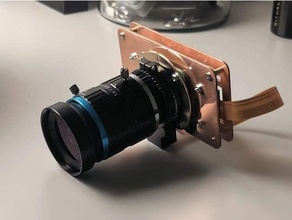 sandwich Cas gaine framboise pi hq caméra 3d print model - Mito3D