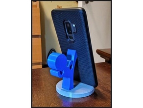 karate phone stand angled cellphone holder cell cool cute desk organizer office equipment organization smartphone 3d print model - Mito3D