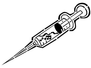 syringe stencil art covid needle 3d print model - Mito3D