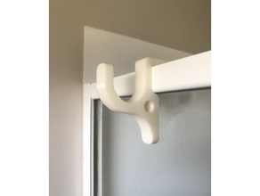 shower hook bathroom accessories hanger hanging paper towel holder caddy mount 3d print model - Mito3D