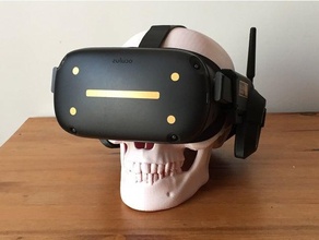 quest 2 boneworks cap headstrap - reupload oculus strap 3d print model - Mito3D