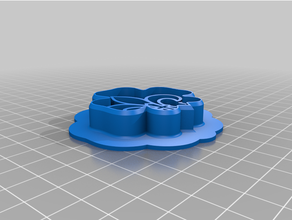 kurabiye kesici vcp logo kalıbı 3d kesiciler bisküvi Kurabiye Keksform yolu bul keşif 3d print model - Mito3D