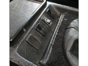 porsche 944 dashboard switch cover 3d print model - Mito3D