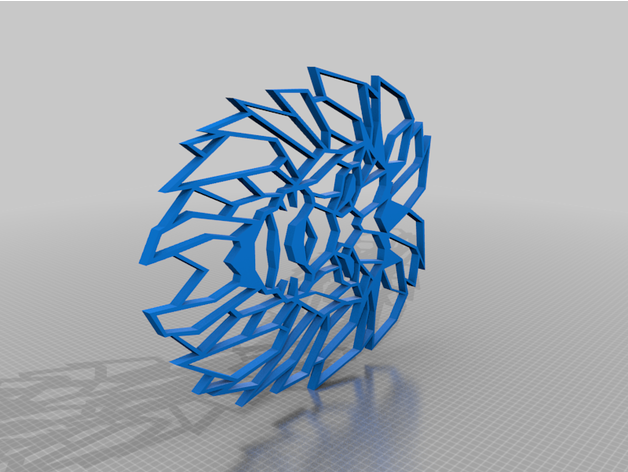 lion wall decor 3d print printed art 3D print model - Mito3D