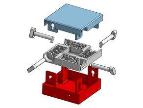 4 Schlüssel Überraschung Box Puzzle 3d print model - Mito3D