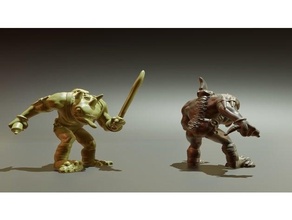 battlefrog boardgame dungeons dragons miniatures miniature 28mm npc rpg tabletop warriors 3d print model - Mito3D