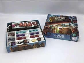 curious cargo organizer insert boardgame inserts board game 3d print model - Mito3D