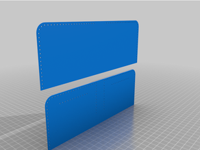 bifold wallet 3d print model - Mito3D