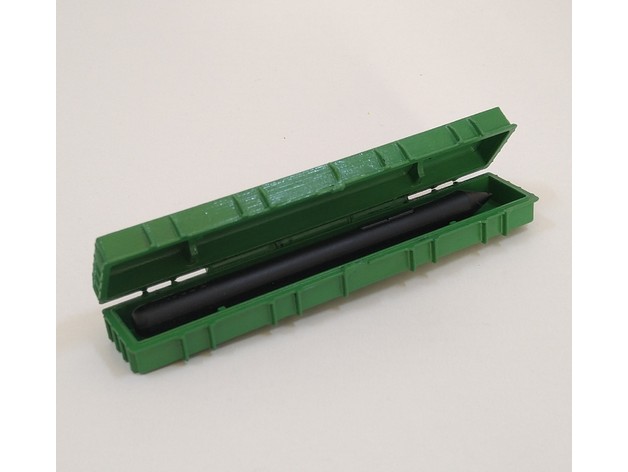 wacom bolígrafo caso funda militar estilo oficina caja lapiz organización lápiz pluma 3D print model - Mito3D