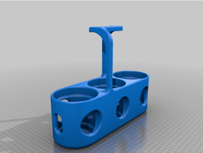 balanced coffee cup holder tray kitchen & dining 3d print model - Mito3D