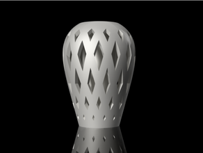 spiral vase decor flower twisted 3d print model - Mito3D