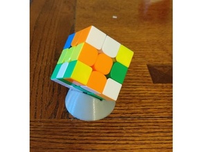 basic rubik's cube stand toys & games rubiks 3d print model - Mito3D