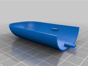 tcl roku controlo remoto bateria cobrir bainha 3d impressão 3d print model - Mito3D