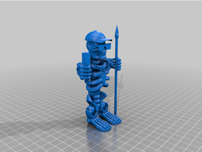 cool skull dude props 3d print model - Mito3D