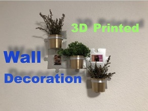 wall decoration puzzle decor 3d print model - Mito3D