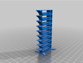 pla temp tower 195-235 gcode ender-3 3d printing tests 3d print model - Mito3D