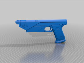 Westar 35 blaster pistola mandaloriano leal Sediada glock 3d impressão 3d print model - Mito3D