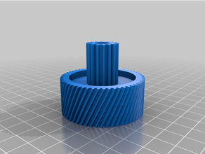 gear meat grinder diy 3d print model - Mito3D