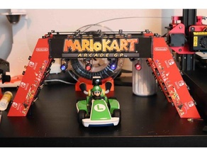 mario kart Vivo circuito portón juguetes juegos rc coche vehiculo 3d print model - Mito3D