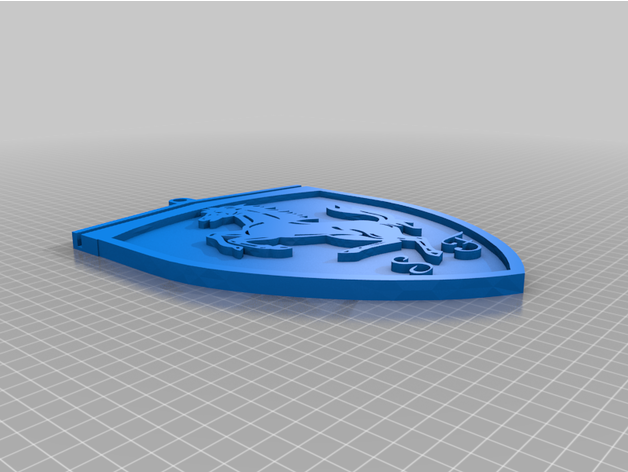 ferrari keychain logo 3d printing f1 race car formula 1 keychan scuderia 3D print model - Mito3D