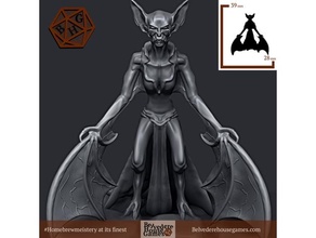 vampire queen 28mm support free games devil dnd mini miniature prop dungeon dungeons dragons evil frostgrave supports pathfinder rpg supportless tabletop gaming terrain undead 3d print model - Mito3D