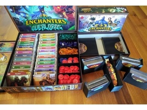 enchanters east quest organizer toy & game accessories boardgame boardgames boardgamesinlay inserts inlay insert 3d print model - Mito3D