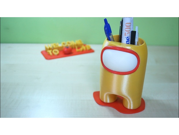 pen holder - remix walrit design creatures stationery 3D print model - Mito3D