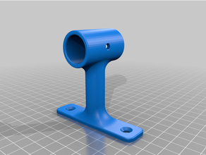 curtain rod holder decor 3d print model - Mito3D