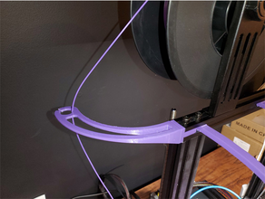 ender 3 filament arm 3d printer accessories creality ender3 guide holder 3d print model - Mito3D