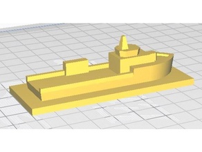 generic offshore supply vessel 1 100 vehicles 3d print model - Mito3D