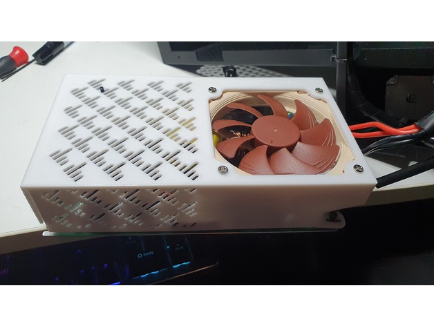 anycubic i3 psu copertina guaina abdeckung versione 92mm fan fter 3d stampante parti mega gehuse netzteil noctua 3D print model - Mito3D